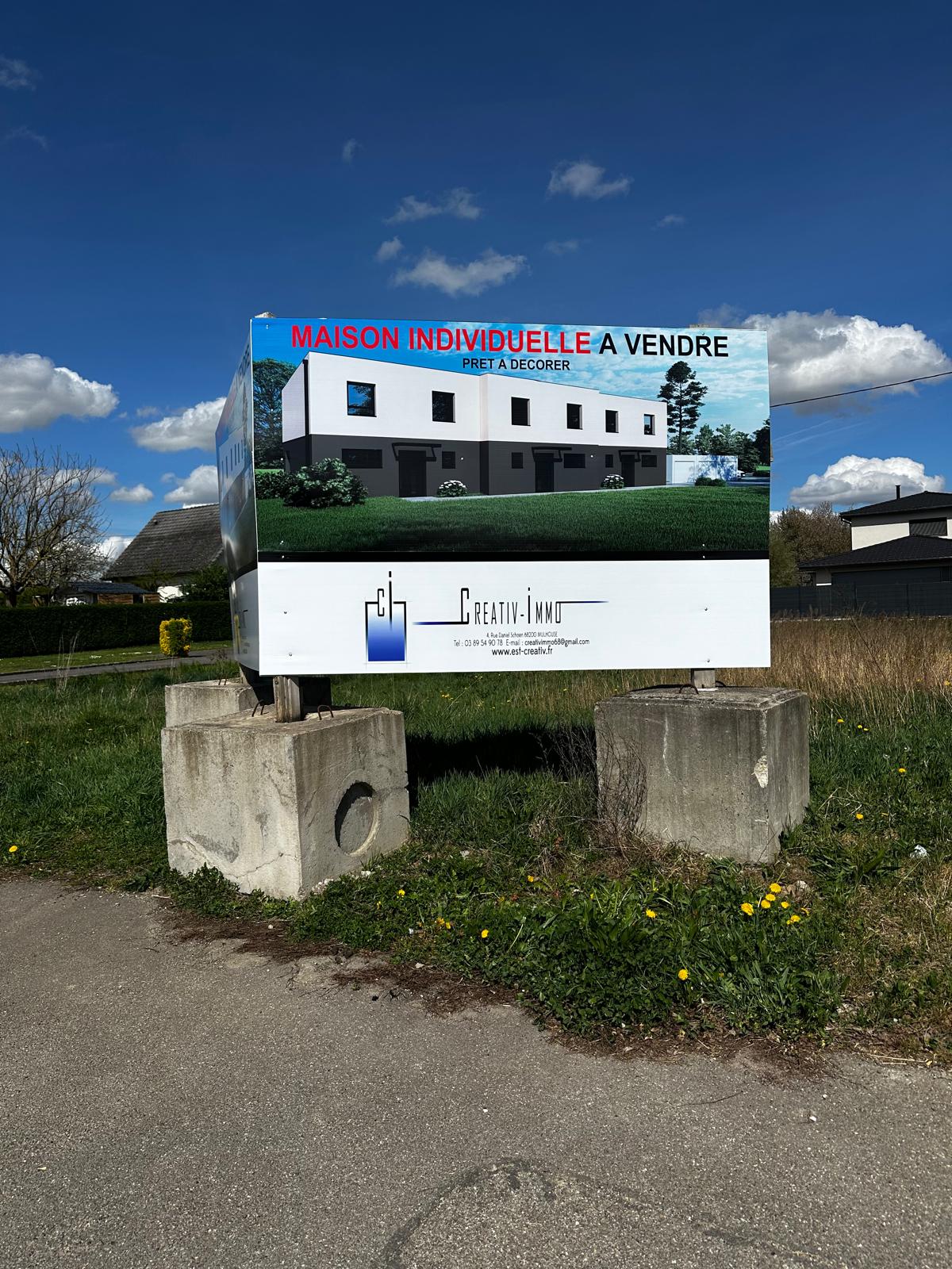 Panneau de chantier, Panneau , promotion , immobilier, affichage